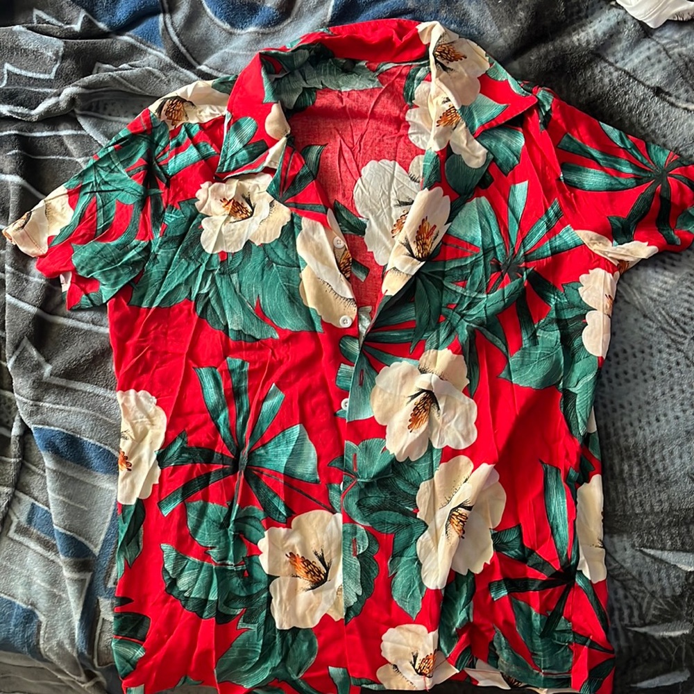 Floral Button Up